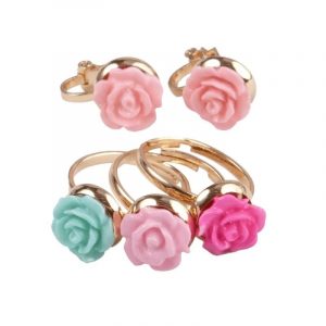 Boutique Rose Rings& Earring S