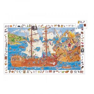 Djeco puzzel piraat 100st