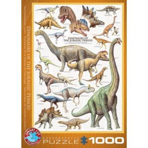 Puzzel 1000 stks dinosaurus