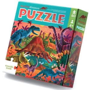 Glimmende puzzel Dino 60st