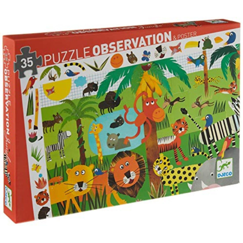 Djeco puzzel Jungle 35 st
