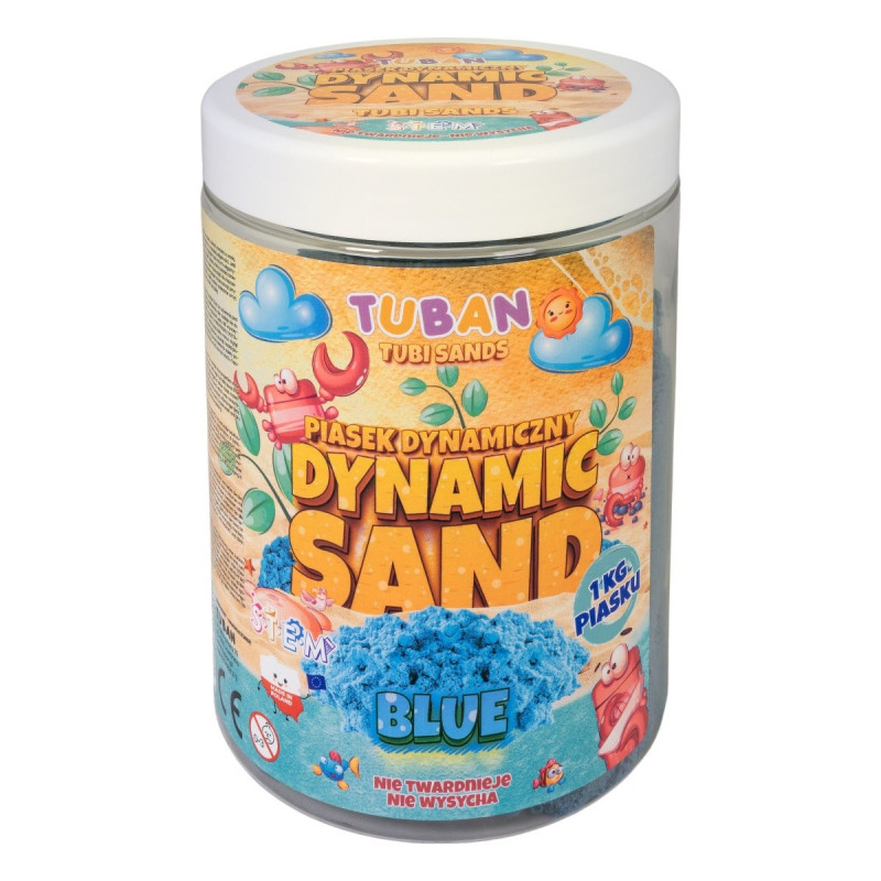 Dynamic sand blauw