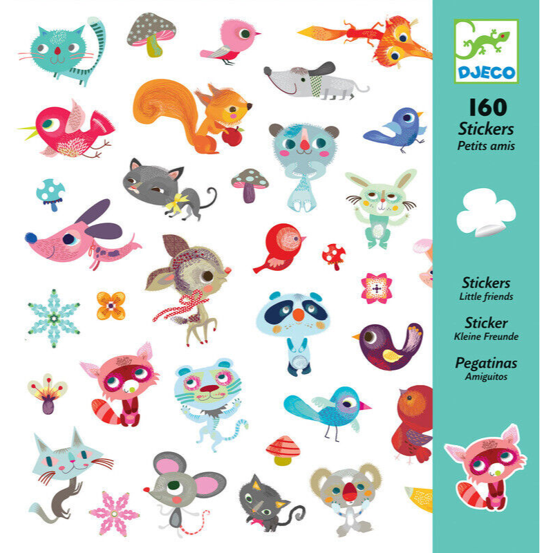 160 stickers little friends