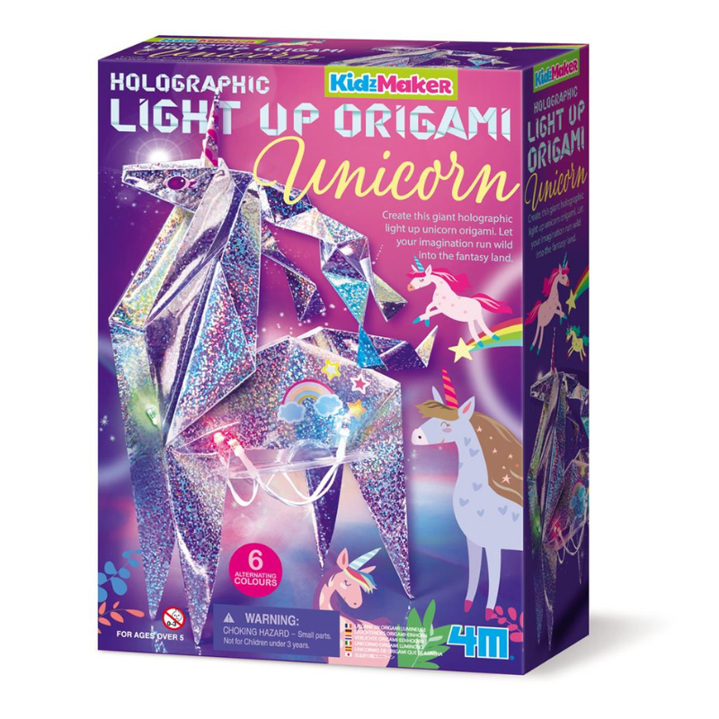 Light up Origami eenhoorn