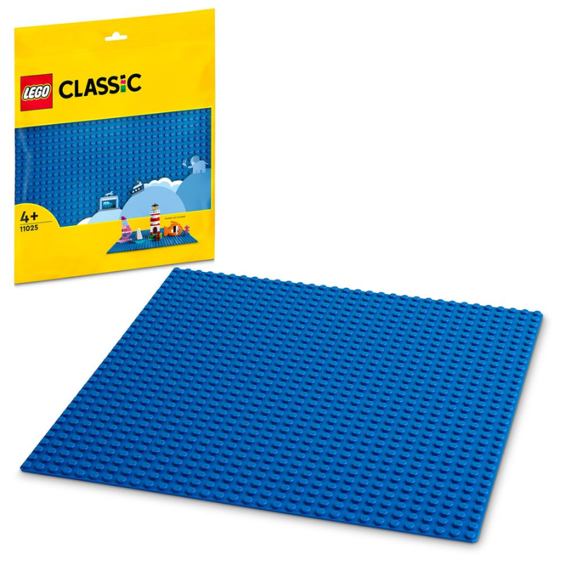 Lego classic bouwplaat blauw
