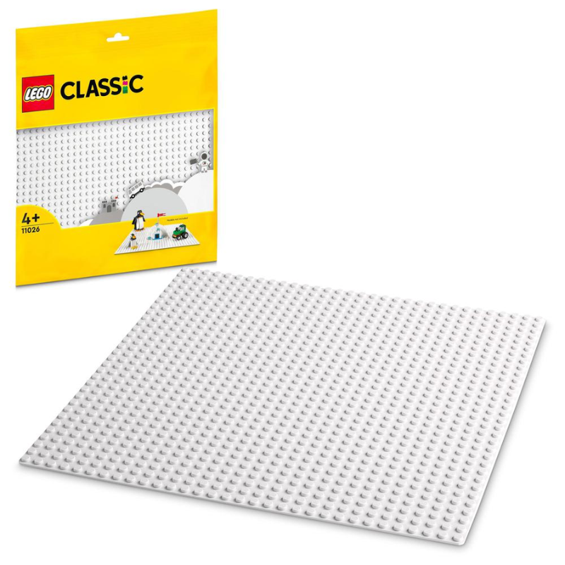 Lego classic bouwplaat wit