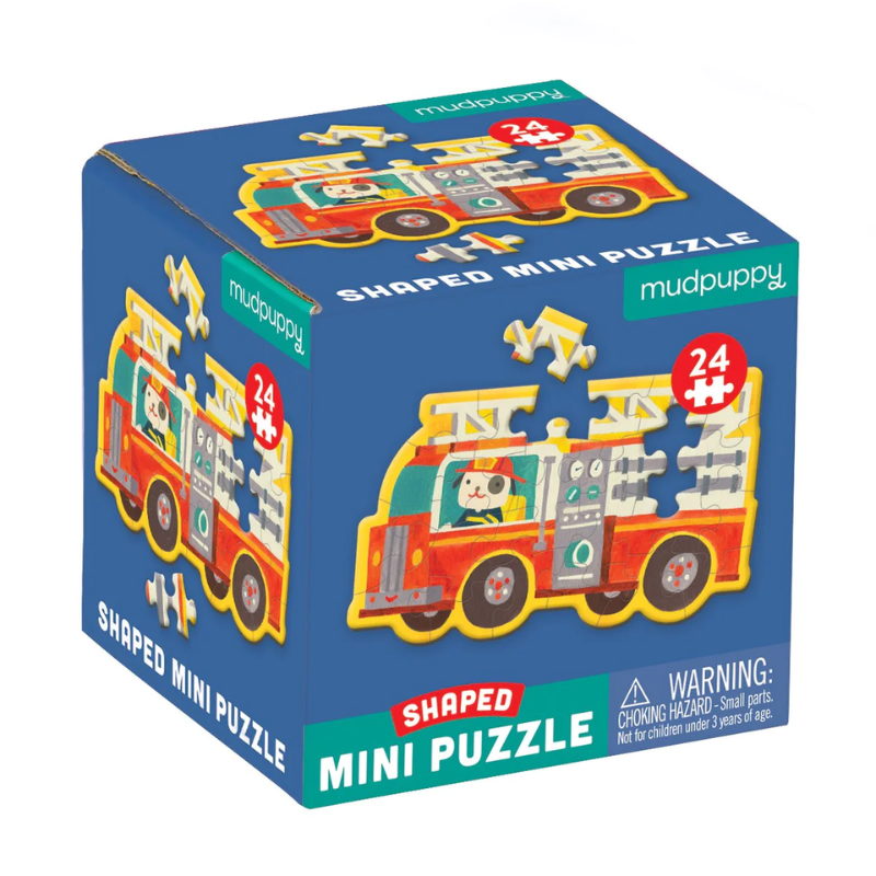 Mini puzzel brandweer 24pcs