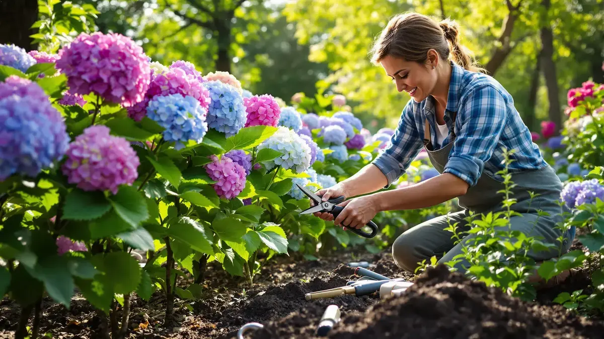 Ontdek waarom de jaarlijkse snoei van hortensia’s essentieel is voor een weelderige tuin